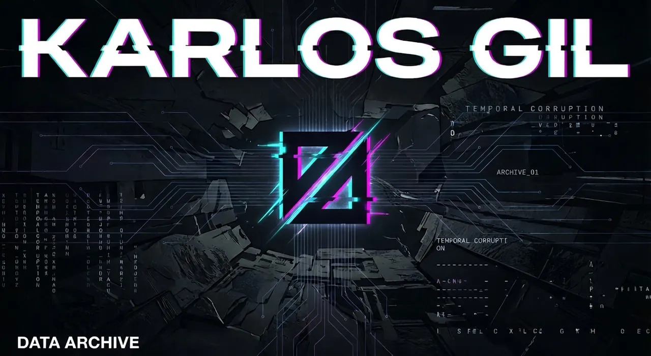 Site immersif Karlos Gil en interface de terminal